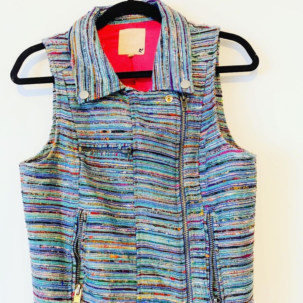 Woah metallic vest to rock your eyeballz